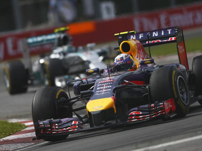 Daniel Ricciardo of Australia during the Canadian Formula One Grand Prix at Circuit Gilles Villeneuve in Montreal. Picture: Andrew Hone/Getty Images