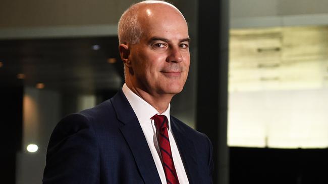Medibank chief executive Craig Drummond at the health insurer’s annual meeting in Melbourne on Wednesday. Picture: AAP