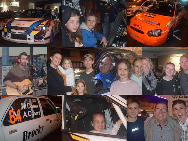 Hundreds braved a chilly Friday night to help light up Gympie's CBD at the very special Wheels on Mary rally preview event. Pictures: Josh Preston