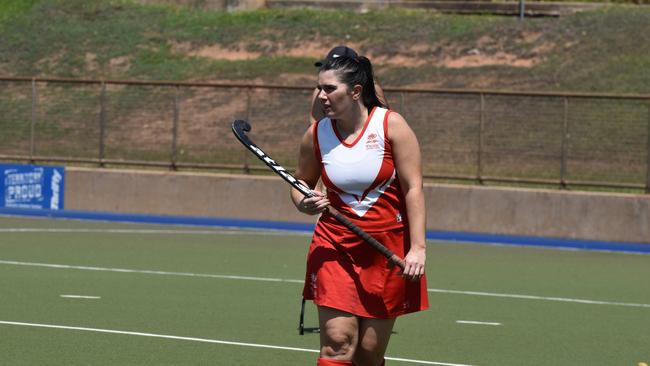 Photos from Darwin B-grade hockey grand final day. Picture: Darcy Jennings.