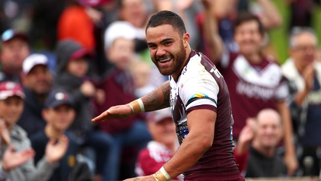 Dylan Walker has since returned to playing for the Sea Eagles. Photo by Cameron Spencer/Getty Images