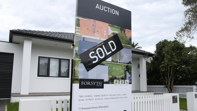 A report into lending rules for first home buyers is expected to call for the current restrictive 3 per cent serviceability buffer to be adjusted. Picture: NewsWire/ Gaye Gerard