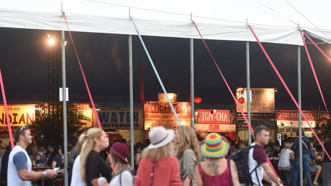 The food tend at a previous Bluesfest. Photo Marc Stapelberg / The Northern Star