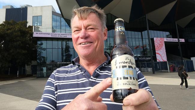 Torquay’s Tony Smith says GMHBA Stadium and other venues in Geelong should offer an alcohol free beer. Picture: Mark Wilson