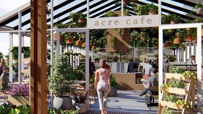 Acre Farm and Eatery is getting ready to open on a rooftop in Burwood.