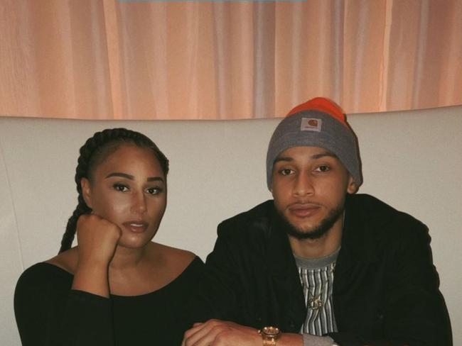 Ben Simmons with older sister Olivia.