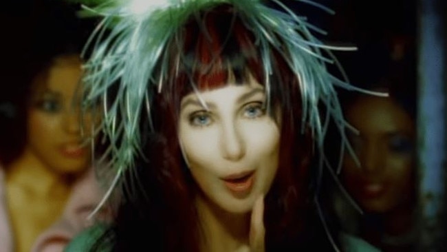 Cher stars in her Believe music video in 1998.