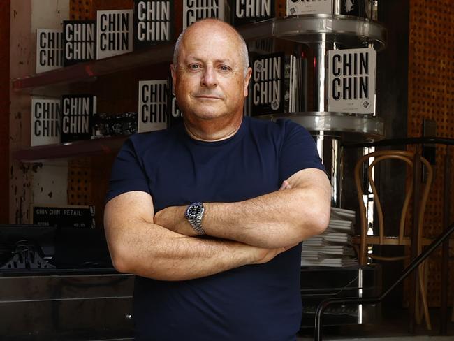 DAILY TELEGRAPH 26TH JANUARY 2022Pictured at Chin Chin restaurant in Surry Hills is restaurant owner Chris Lucas who wants QR codes to be scrapped.Picture: Richard Dobson