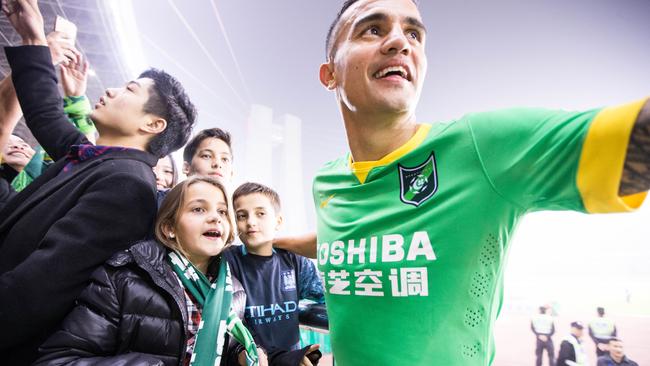 Tim Cahill played for Shanghai Shenhua and Hangzhou Greentown in China.