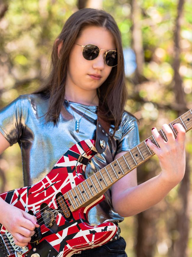 Brisbane rock sensation, Jaybird Byrne. Picture: Danica Clayton