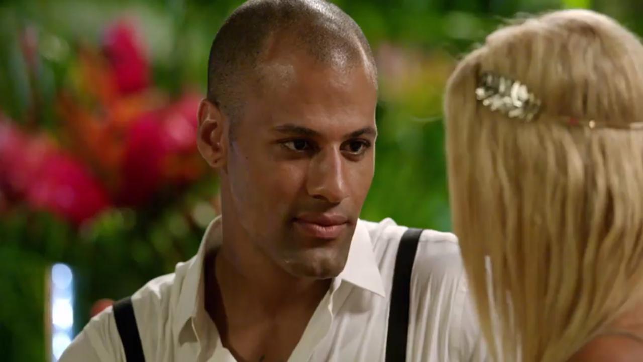 US reality TV star Grant Kemp on Bachelor In Paradise. Picture: Channel 10