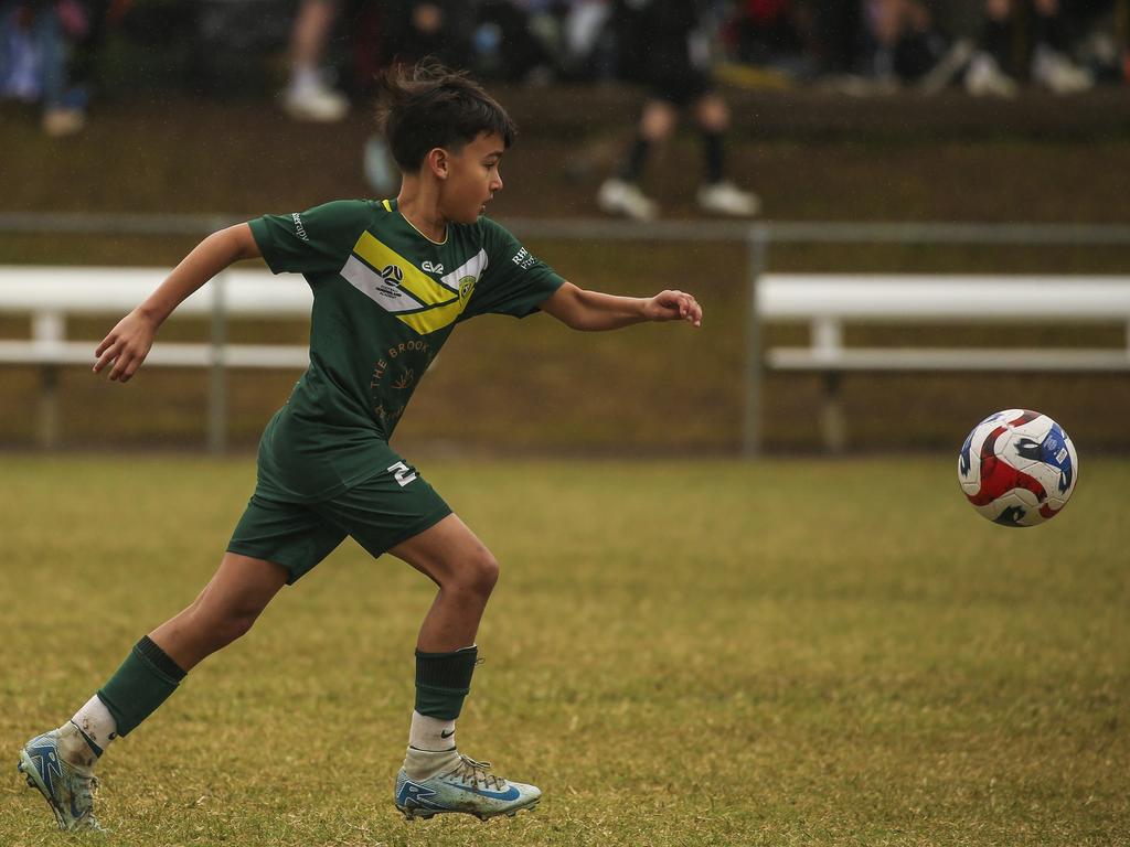 U/10Ã•s Michelton FC V Burliegh in the Premier Invitational Football Carnival at Nerang. Picture: Glenn Campbell