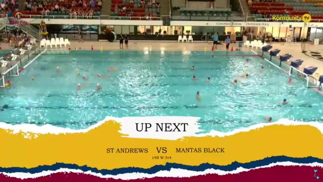 Replay: St Andrews v Mantas Black (14&U Boys White Bronze Medal)—Water Polo Queensland State Titles 18&U Day 1