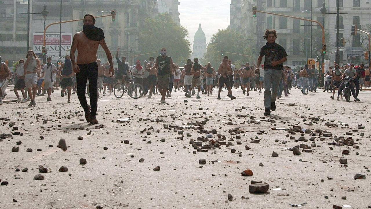 Argentina, seen here in 2001, was once a wealthy nation but economic mismanagement led it down a dark path until more recent efforts to cut debt and reform the economy.