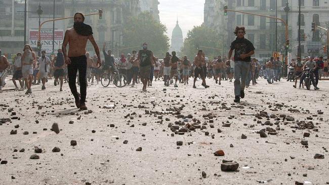 Argentina, seen here in 2001, was once a wealthy nation but economic mismanagement led it down a dark path until more recent efforts to cut debt and reform the economy.