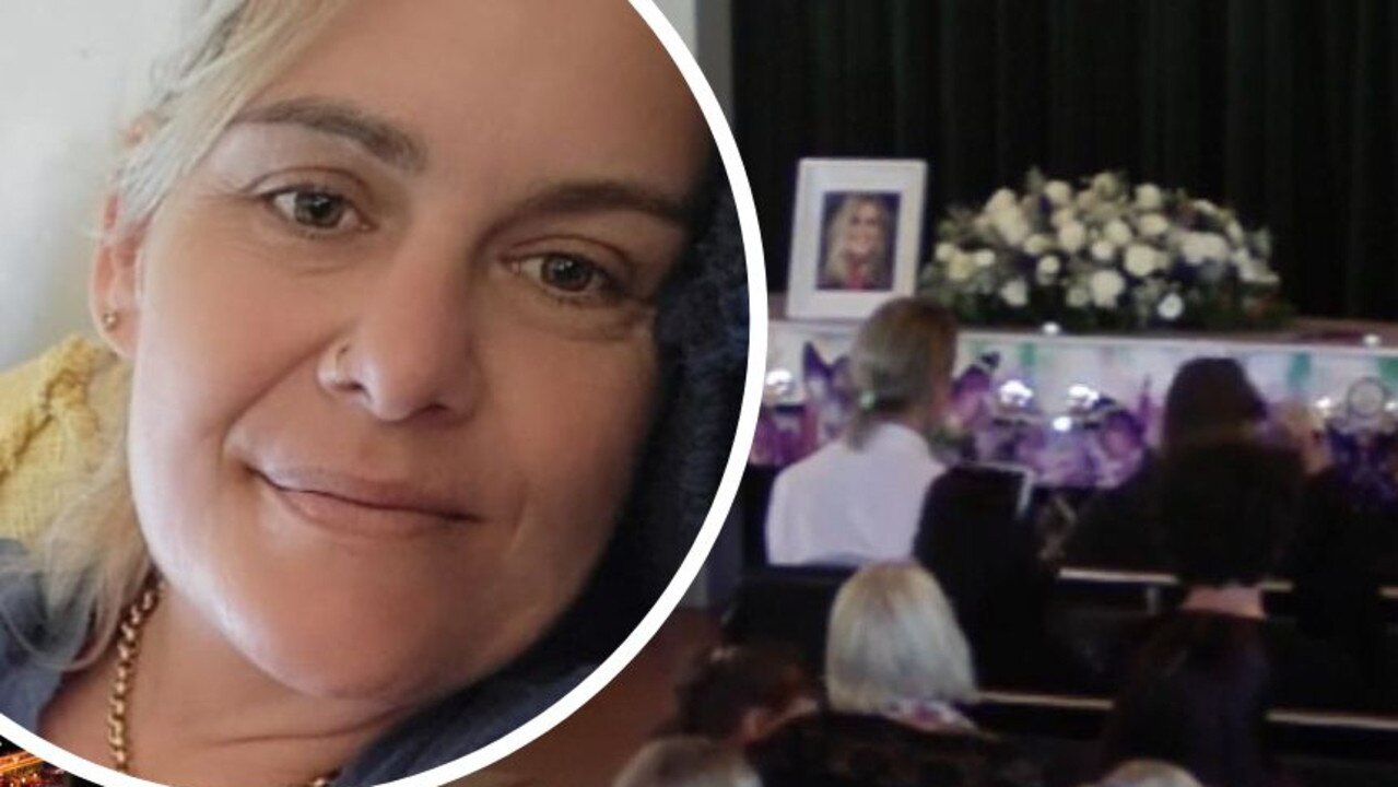 The funeral of Jodie Russell took place in Maryborough after a fatal crash near Chatsworth, just north of Gympie, on the Bruce Highway on May 12, 2023.