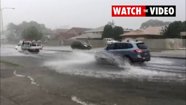 Heavy rain slows traffic on the Gold Coast