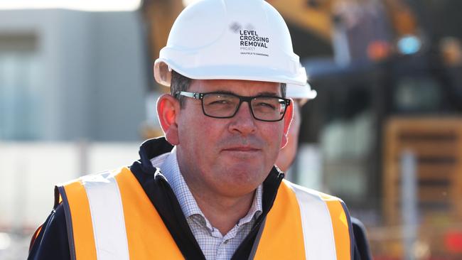 Victorian Premier Daniel Andrews says Victorians should get personal vaccination advice from GPs, not politicians. Picture: NCA NewsWire/David Crosling