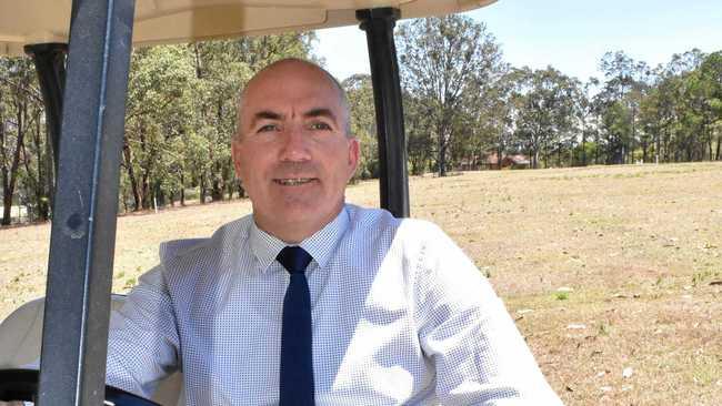 FAIRWAY TO GO: Recently appointed Grafton District Golf Club chief executive officer Peter Mitchell is ready to move ahead with plans after Clarence Valley Council approved the DA to allow the sale of the former 10th and 11th holes to aged care developer Signature Care. Picture: Bill North