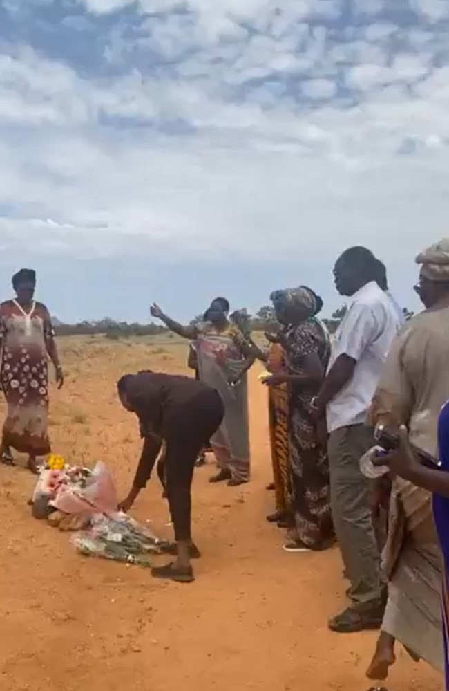 A vigil was held at the site where the body of 19-year-old Yiel ‘Yoal’ Deng Gatluak was found on New Years Day.