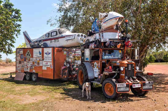 Travelling Jackaroo Sam Hughes stops in Darwin