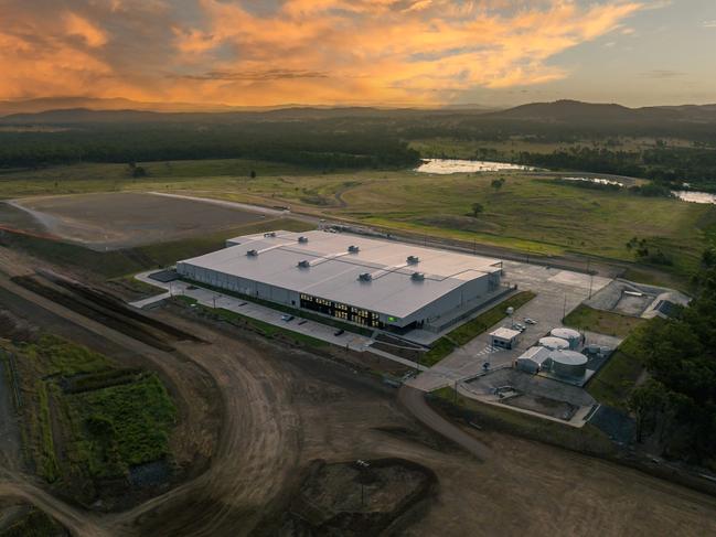 The new commercial scale hydrogen electrolyser manufacturing facility in Gladstone.