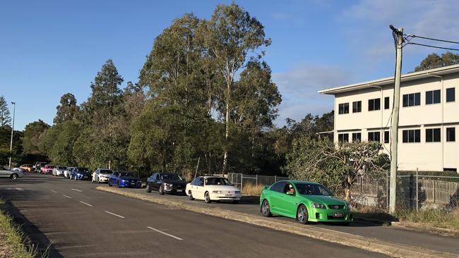 Hundreds of people joined a convoy from Logan to the Gold Coast today in memory of well-loved motorbike rider Zac Jones who died last weekend. Picture: Kara Sonter