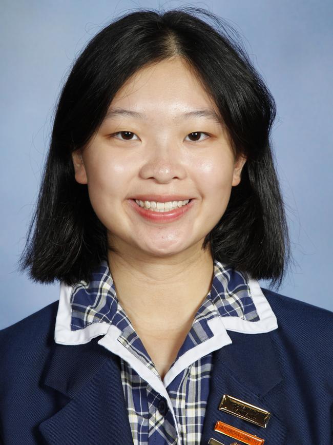 Presbyterian Ladies' College student Yueheng (Jenny) Gong. Picture: Supplied