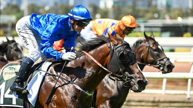 Newmarket Handicap winner Cylinder will meet Imperatriz (inside) under weight-for-age conditions in the Group 1 Williams Reid Stakes at The Valley on Saturday. Picture: Vince Caligiuri/Getty Images