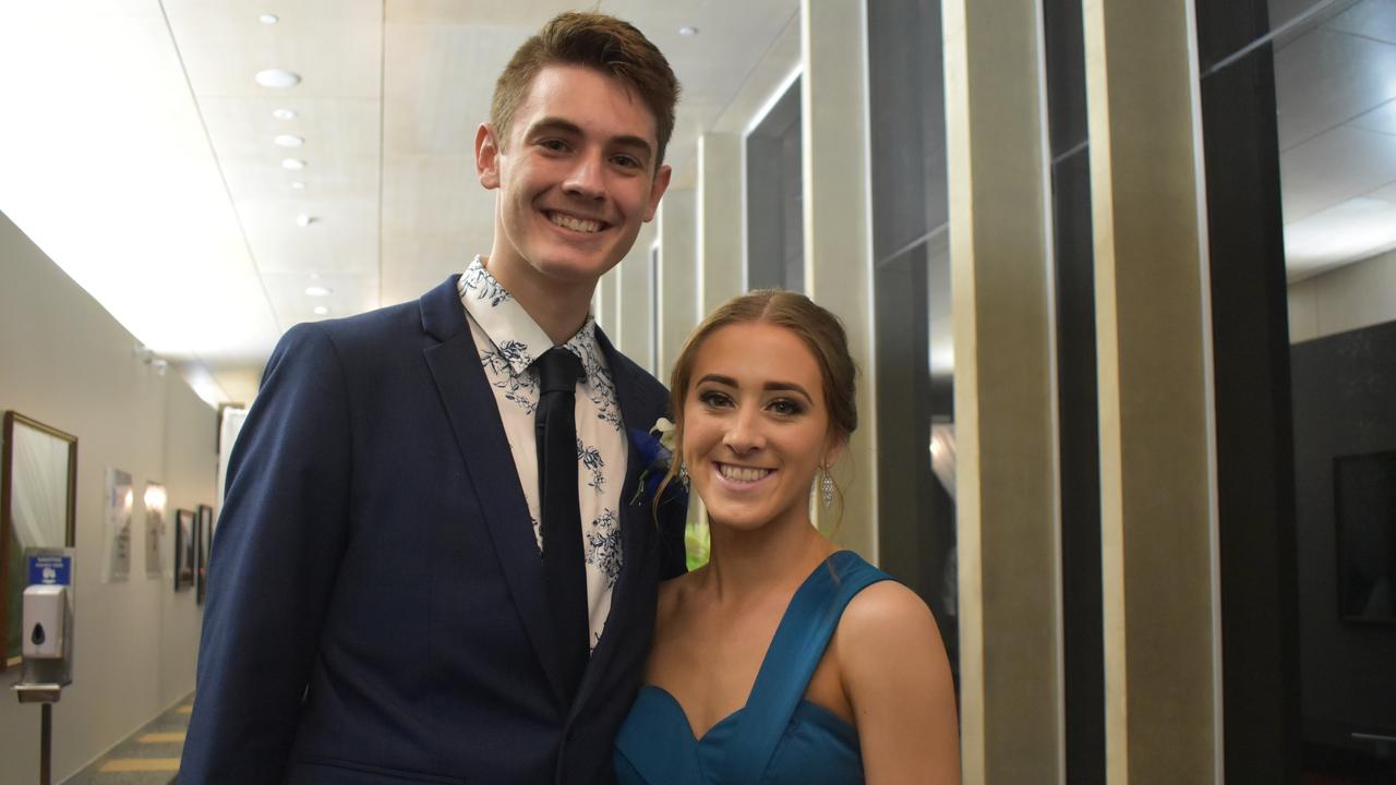 Cameron Paul and Charlsie Cooper at the Whitsunday Anglican School formal at the MECC on Saturday September 19. Picture: Zizi Averill