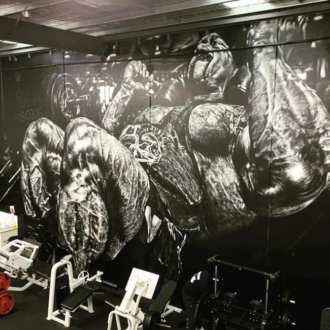 Mural at Nitro Gym in Hallam. Picture: nitro_gym_hallam