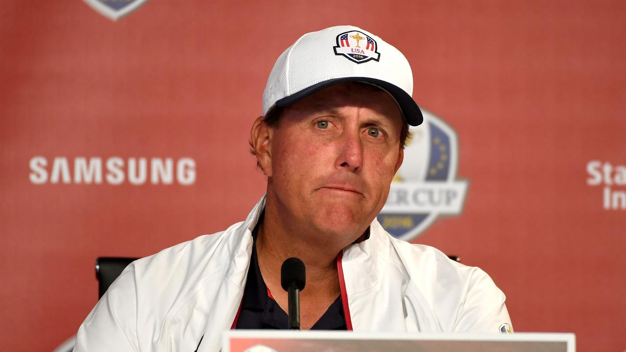 Phil Mickelson. Photo: Ross Kinnaird/Getty Images/AFP.