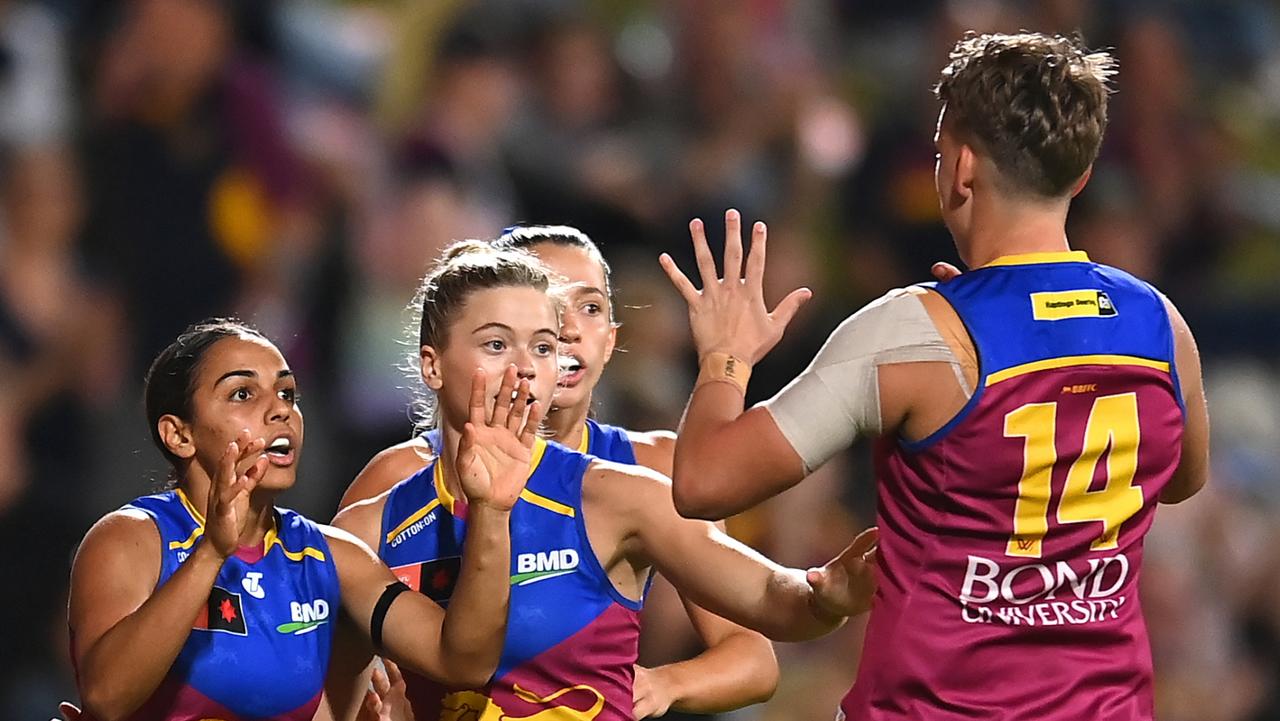 The first goal of the Lions’ win was not able to be reviewed. (Photo by Albert Perez/Getty Images)