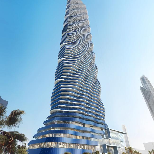 Plans for the Gold Coast tallest building, Spirit, released by developers Forise Holdings.