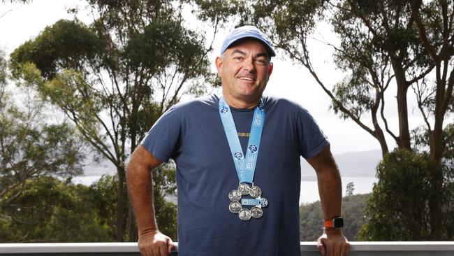 Scott Pelham of Hobart has now completed all six of the major marathons in the world after his recent finish in the Tokyo marathon. Picture: Nikki Davis-Jones