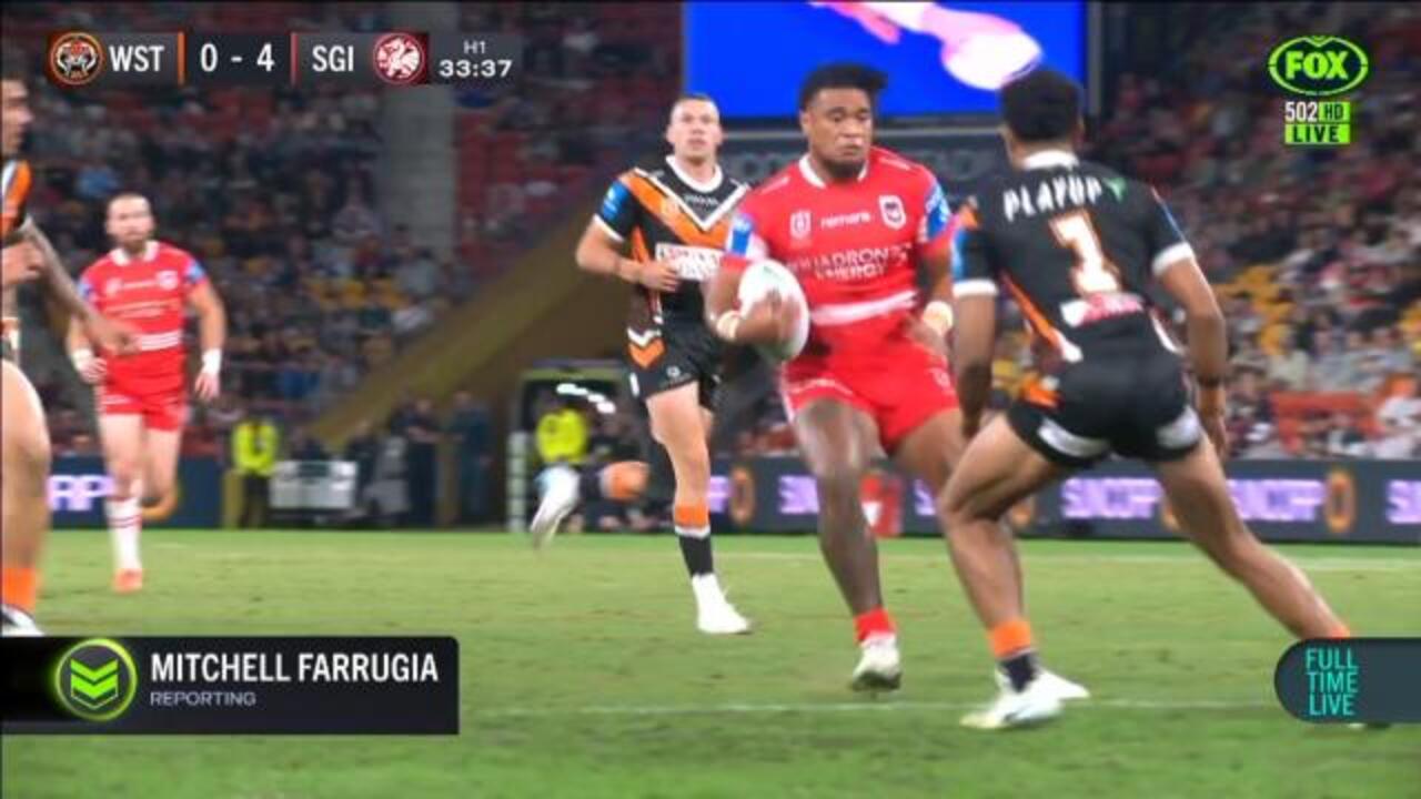 Tigers take out try-fest against Dragons
