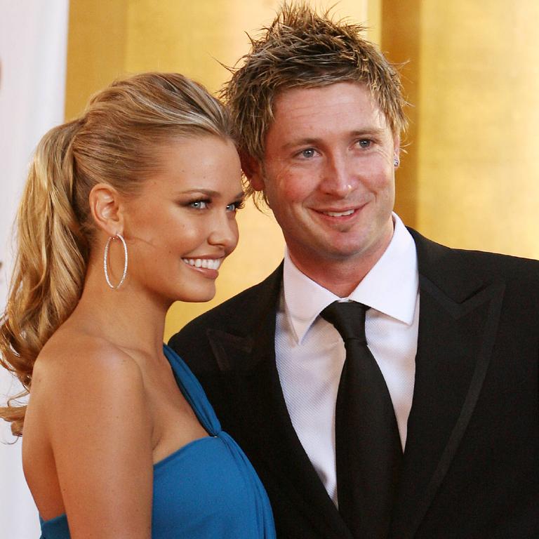 Michael Clarke and Lara Bingle in 2007.