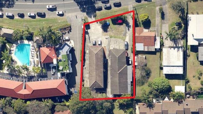 Aerial view of the site at 220-222 Terrigal Dr, Terrigal