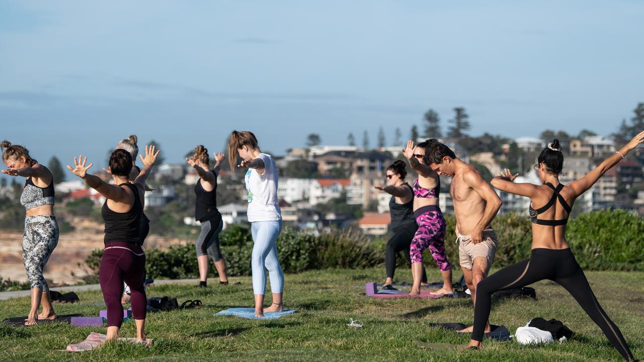 People can still train outdoors but with no more than groups of 10 people and must practise social distancing. Picture: AAP Image/James Gourley