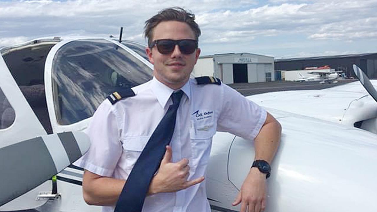 QantasLink pilot Harry Allchin died on October 13, with a GoFundMe saying his ‘sudden and unexpected’ death had rocked his family. Picture: Supplied.