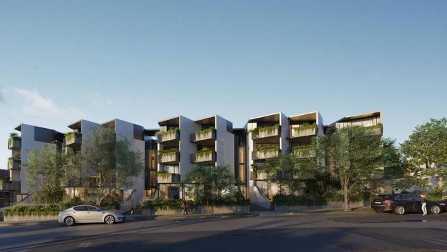 A new residential development proposed for 671-679 Old South Head Road Vaucluse.