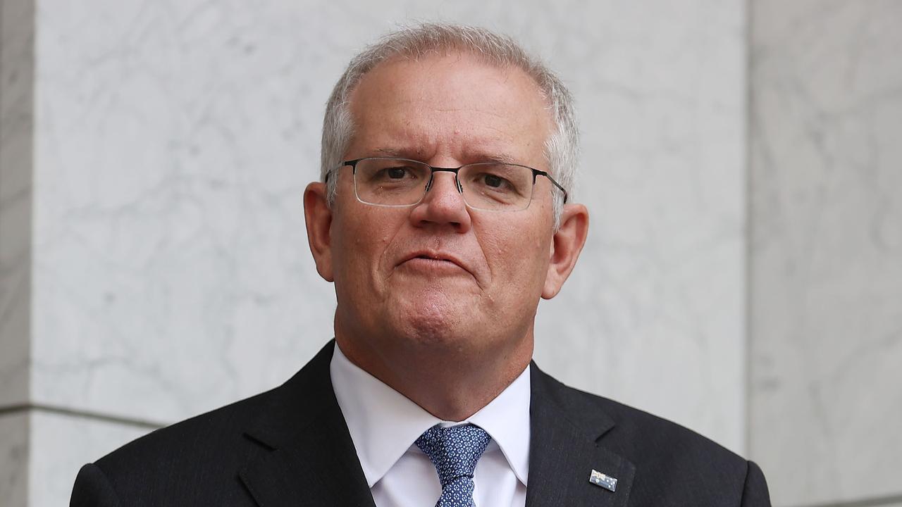 Prime Minister Scott Morrison on Wednesday slammed Victoria’s decision to pause IVF services. Picture: NCA NewsWire / Gary Ramage