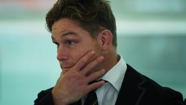 Wallabies captain Michael Hooper today. Picture: AAP