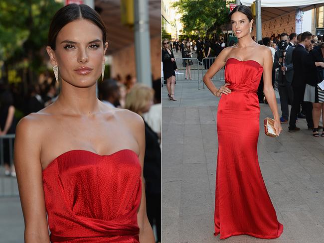 Alessandra Ambrosio arrives at the 2014 CFDA Fashion Awards in New York City. Picture: Getty