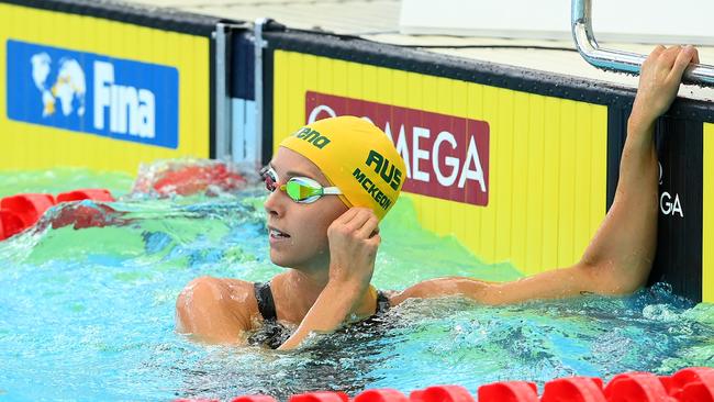 Emma McKeon cruised into the 50m freestyle semis. Picture: Getty Images