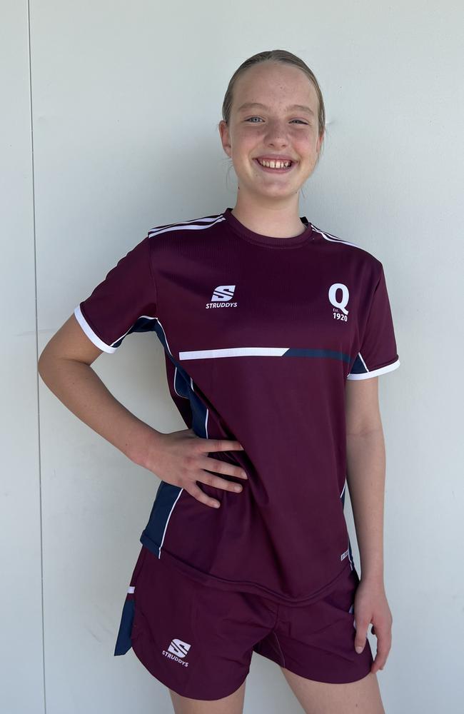 QRSS U12 Netball girls. Pictured: Abigail Byrne