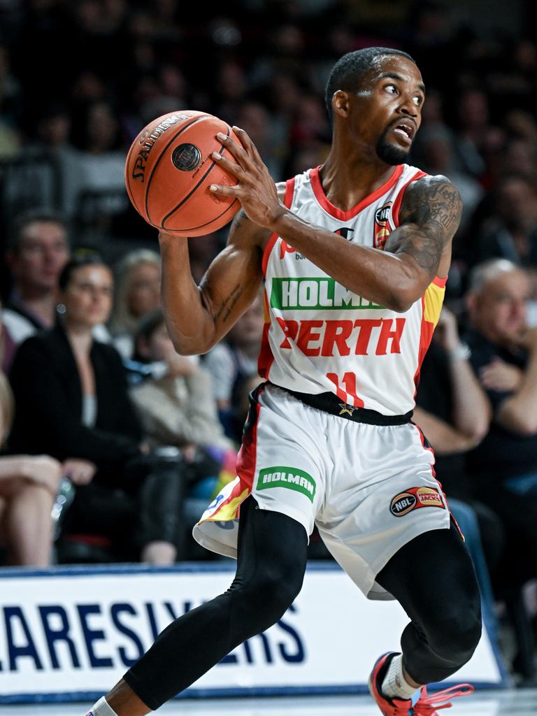 Bryce Cotton put on 11 points in five minutes as part of the Wildcats’ third quarter blitz. Picture: Mark Brake/Getty Images.