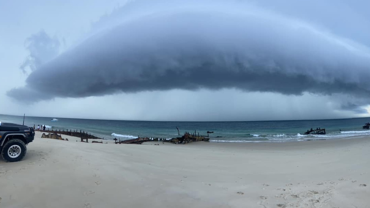 Storms have smashed SEQ on Tuesday afternoon. Picture: Jordan Booth