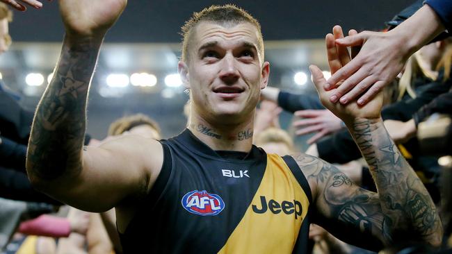 Dustin Martin won Richmond's best and fairest. Picture: Michael Klein