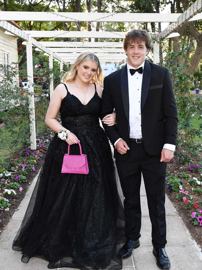 Kristen Davies and Cole Tweedy at Glennie School Formal. Picture: Patrick Woods.